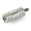 Knurled aluminum shift/brake peg. Polished - Most H-D