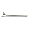 Slip-on Fishtail exhaust extension 30" long chrome - 1-3/4” head pipes.