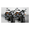 National Cycle Flyscreen® LS Light tinted, chrome - Fits models with up to 43mm fork tubes
