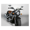 National Cycle Flyscreen® LS Light tinted, chrome - Fits models with up to 43mm fork tubes