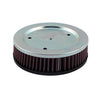 K&N, Evo straight air cleaner element for SE - Screamin' Eagle Evo Big Twin with 8" round air cleaner housing