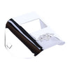 73-up taillight visor. Embossed Eagle. Chrome - 73-23 H-D with conventional center mounted taillight