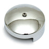 Starter motor end cover. Chrome - 86-88 Softail; 80-88 FLT, FXR (NU)