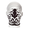 Bandero biker face mask Tribal flames white - One size fits most