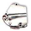 TRANSM. SPROCKET COVER, CHROME - 71-76 XL(NU)KICK & E-START
