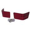 TOUR-PAK LENS KIT RED - 89-13 FLT WITH TOURPAK BRAKE/TAIL LIGHT KIT