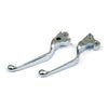 STD STYLE HANDLEBAR LEVER SET, CHROME - 96-06 Dyna; 96-06 Softail; 96-06 Touring;  96-03 XL (cable operated clutch)(NU)