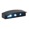 Micro LED license plate light, black housing -