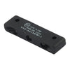 Micro LED license plate light, black -