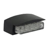 Mini LED license plate light, black housing -
