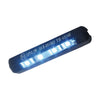 4-LED License plate light, black -