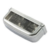 License plate light Stockk, chrome. ECE appr. -