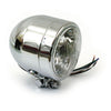 Single 4" H7 headlamp. Low beam. Chrome -