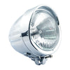 4-1/2" Ribbed bullet spotlamp. H3 55W. Chrome -