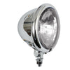 4-1/2" H3 Bates style spotlamp. Chrome. Clear lens -