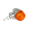 Bullet light turn signal ECE appr. Polished -