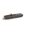 Stripe-Run mini LED taillight. Clear lens -