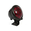 Bates style LED taillight. Black. Red lens -