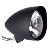 Classic I 5-3/4" headlamp. With visor. Black -