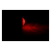 Old School LED taillight, Type 1. Chrome. Clear lens -