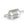 Golan mini fuel filter 3/8" (10 mm). Clear anodized - MULTIFIT