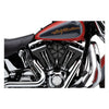 Cobra, naked air cleaner kit. Swept, black - 04-22 XL (excl. XR1200)
