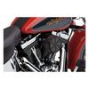 Cobra, naked air cleaner kit. Swept, black - 04-22 XL (excl. XR1200)
