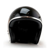 13 1/2 skull bucket open face helmet black