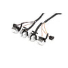 Handlebar wire & switch kit. Chrome switches - 96-99 B.T., TC, XL(NU)
