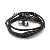 Handlebar switch & wiring kit. Radio/Cruise. LED. Chrome - 07-13 FLT/Touring(NU)