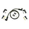 Accel, universal 8.8mm spark plug wire set. Black - Pre-1999 style coil