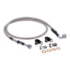 Goodridge brake line front, stainless clear coated - 90-13 FLSTF; 84-90 HERITAGE SOFTAIL; 87-08 HERITAGE SOFTAIL CLASSIC(NU)