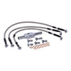 Goodridge brake line front, stainless clear coated - 91-92 FXDB; 91-92 FXDC 93-00 FXDL(NU); 93-00 FXDS-CON