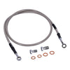 Goodridge brake line front, stainless clear coated - 92-03 XLH 883 DE LUXE; 88-03 XL1200
