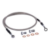 Goodridge brake line front, stainless clear coated - 92-03 XLH 883 DE LUXE; 88-03 XL1200
