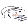 Goodridge brake line front, stainless clear coated - 04-07 FLHRS/I (NU)