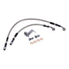 Goodridge brake line rear, stainless clear coated - 08-13 FLST; 08-11(NU) FXCW; 08-13 FXST