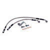 Goodridge brake line rear, stainless clear coated - 08-13 FLST; 08-11(NU) FXCW; 08-13 FXST
