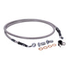 Goodridge brake line front, stainless clear coated - 09-13 FLSTC HERITAGE SOFTAIL CLASSIC