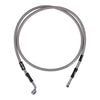 Goodridge brake line front, stainless clear coated - 08-11(NU) FXCW/C