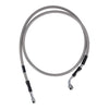 Goodridge brake line front, stainless clear coated - 06-13 FXDI; 06-13 FXDCI