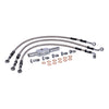 Goodridge brake line front, stainless clear coated - 08-13 FXDF