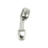 Goodridge, 12mm banjo fitting 20 degree bend. SS -