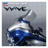 National Cycle, Wave® windshield 7-3/4". Light tint - 96-13 FLHT, FLHX(NU)