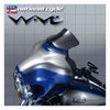 National Cycle, Wave® windshield 5-1/4". Dark tint - 96-13 FLHT, FLHX(NU)