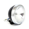 Highway Hawk, 4-1/2" 55W spotlamp. Black with chrome ring -