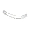 Behind tire license plate holder, axle mount. Chrome - Universal