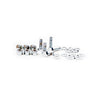GW, transmission mount kit, hex head. Chrome - 41-85 4-SP B.T.(NU)