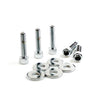 GW, rear belt pulley mount kit, allen chrome - 87-99 B.T.; 80-83 FLT; 04-22 XL with cast wheel (NU)