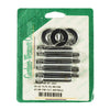 GW, rear belt pulley mount kit, allen chrome - 87-99 B.T.; 80-83 FLT; 04-22 XL with cast wheel (NU)